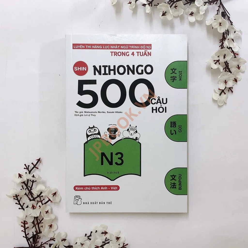 Ảnh của Shin Nihongo 500 Câu Hỏi N3 Bản Tiếng Việt