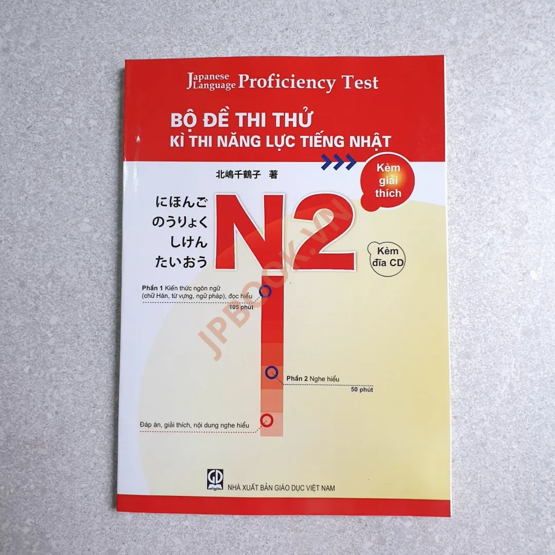 Ảnh của Bộ Đề Thi Thử N2 - Kèm Giải Thích Tiếng Viết