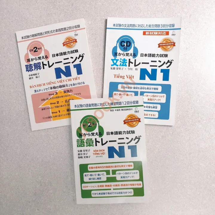 Hiển thị chi tiết cho Bộ Mimikara Oboeru N1 Bản Dịch Việt 3 Cuốn Ảnh của Bộ Mimikara Oboeru N1 Bản Dịch Việt 3 Cuốn