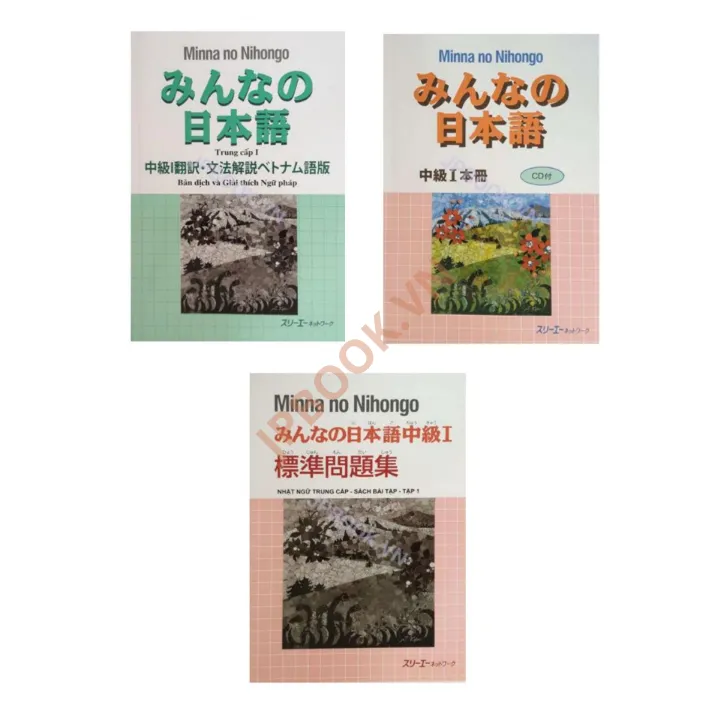 Hiển thị chi tiết cho Bộ Minna No Nihongo Trung Cấp 1 -  Bộ 3 Cuốn (Tương Đương N3) Ảnh của Bộ Minna No Nihongo Trung Cấp 1 -  Bộ 3 Cuốn (Tương Đương N3)