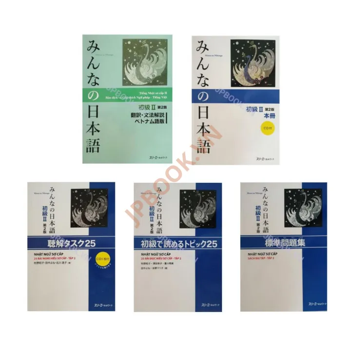 Hiển thị chi tiết cho Bộ Minna No Nihongo N4 Bản Mới - 5 Cuốn In Màu Ảnh của Bộ Minna No Nihongo N4 Bản Mới - 5 Cuốn In Màu