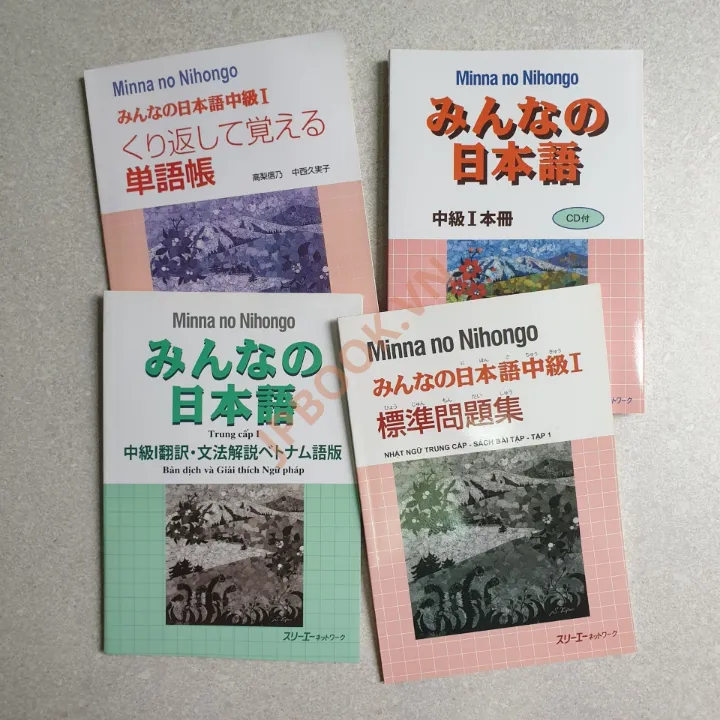 Hiển thị chi tiết cho Bộ Minna No Nihongo Trung Cấp 1 - 4 Cuốn (Tương Đương N3) Ảnh của Bộ Minna No Nihongo Trung Cấp 1 - 4 Cuốn (Tương Đương N3)