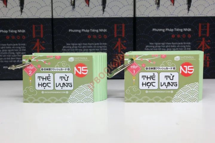 Hiển thị chi tiết cho Flashcard - Thẻ Học Từ Vựng N5 Bản Mới - 2 Xấp Ảnh của Flashcard - Thẻ Học Từ Vựng N5 Bản Mới - 2 Xấp