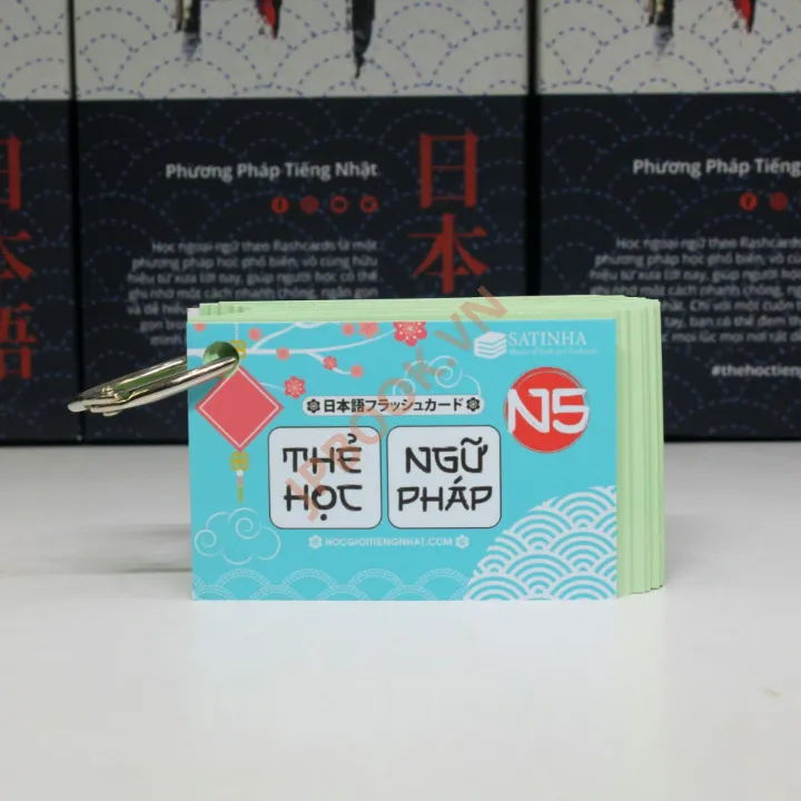 Hiển thị chi tiết cho Flashcard - Thẻ Học Ngữ Pháp N5 Bản Mới- 1 Xấp Ảnh của Flashcard - Thẻ Học Ngữ Pháp N5 Bản Mới- 1 Xấp