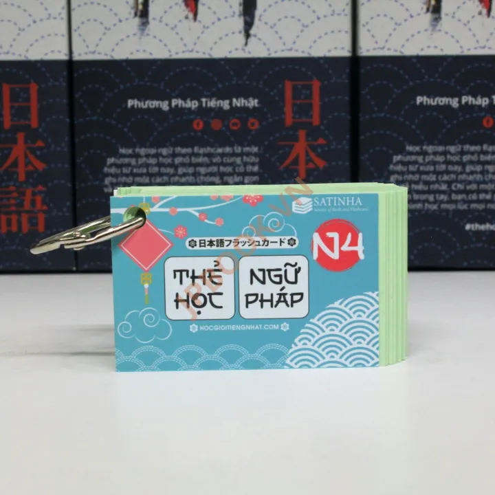 Hiển thị chi tiết cho Flash Card - Thẻ Học Ngữ Pháp N4 Bản Mới - 1 Xấp Ảnh của Flash Card - Thẻ Học Ngữ Pháp N4 Bản Mới - 1 Xấp