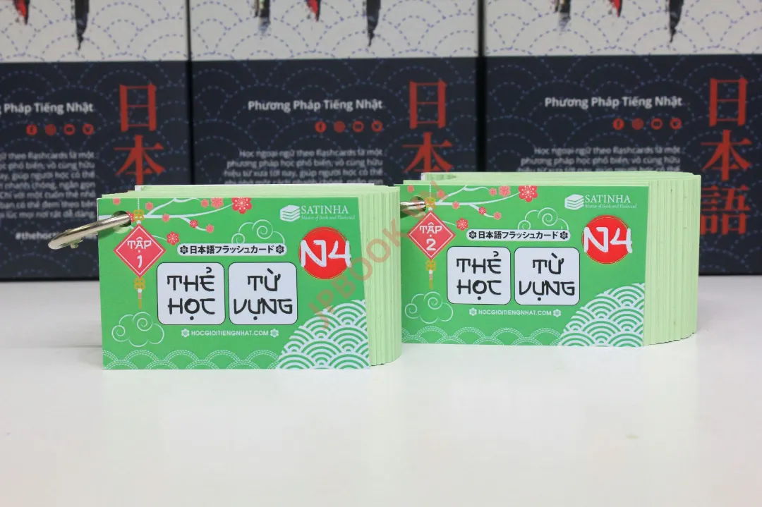 Flash Card - Thẻ Học Từ Vựng N4 Bản Mới - 2 Xấp